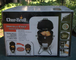 Char-Broil Double Chef Smoker in box