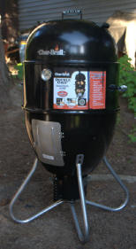 Char-Broil Double Chef Smoker assembled