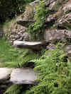Worn Step in Stone Wall near Glendalough (134434 bytes)