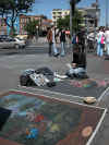 Street Artist in Dublin (107499 bytes)