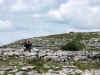 Josh taking pictures in the Burren (88436 bytes)