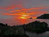 Sunset near Clougher Head (62088 bytes)