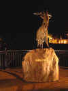 Killorglin Puck Statue at 2am (62848 bytes)