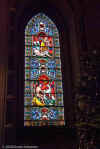Stained glass in Christ's Church Cathedral (74762 bytes)